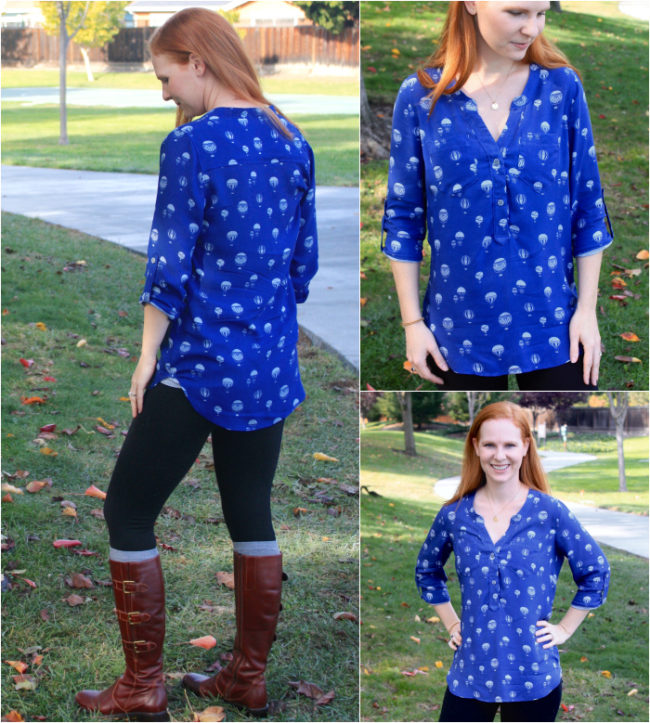 Cheyenne Tunic View B Testers - Hey June Handmade