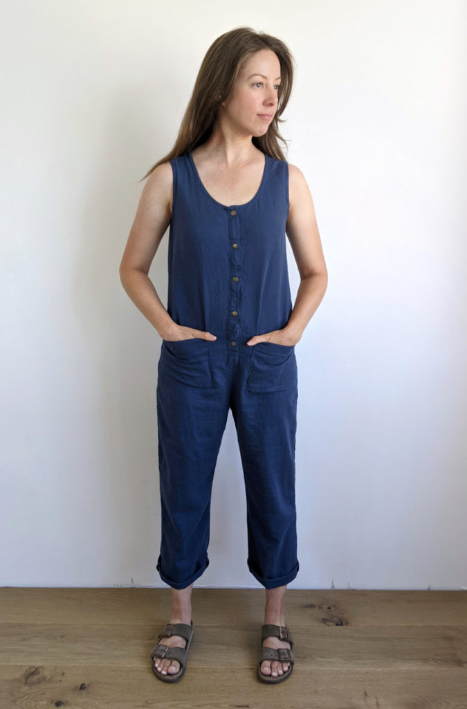 Front Placket Greer Jumpsuit - Hey June Handmade